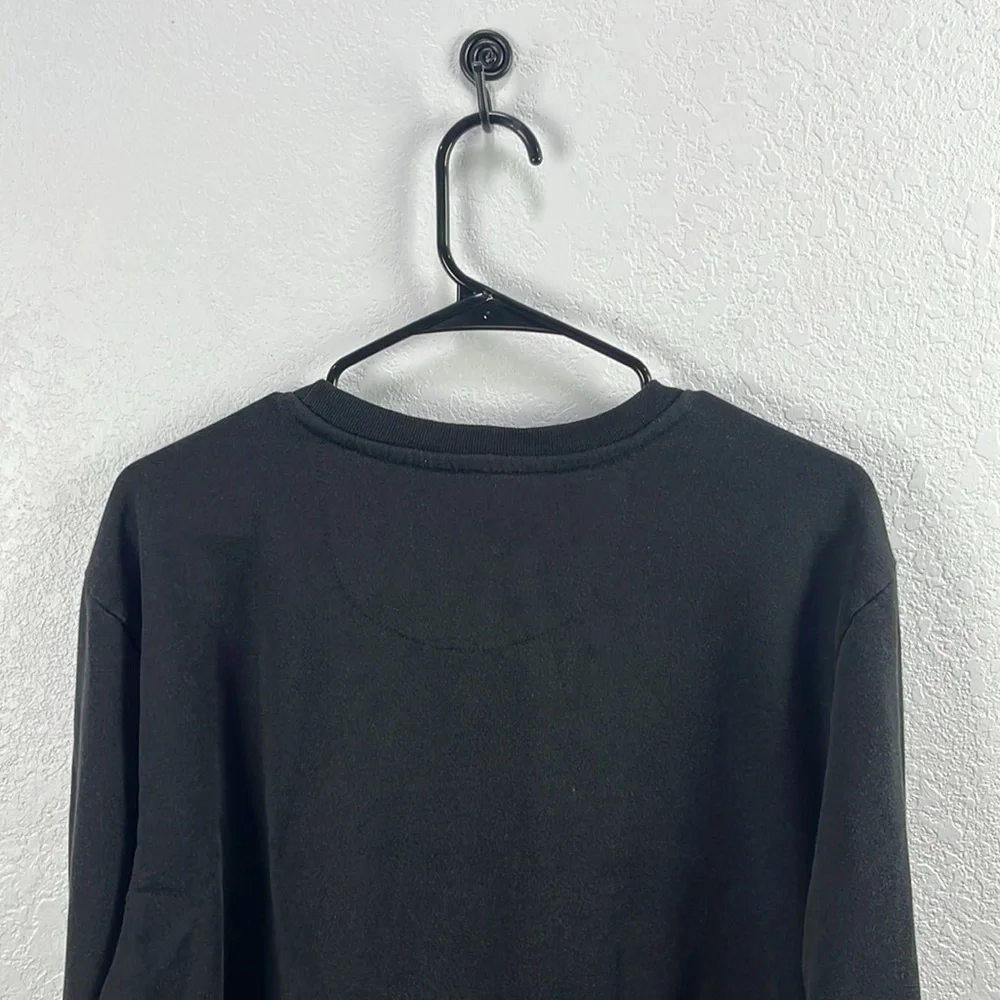 The Rolling Stones Mens M Black Long Sleeves Crew Neck Pullover Sweatshirt